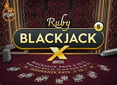 DA88 Blackjack X 5 - Ruby